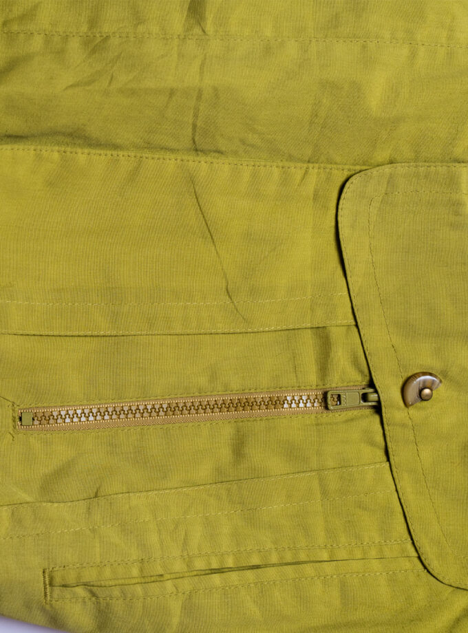 90’s Casualwear Air Force Bomber Jacket – Yellow Teal