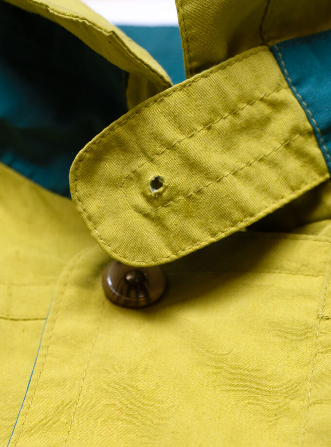 90’s Casualwear Air Force Bomber Jacket – Yellow Teal