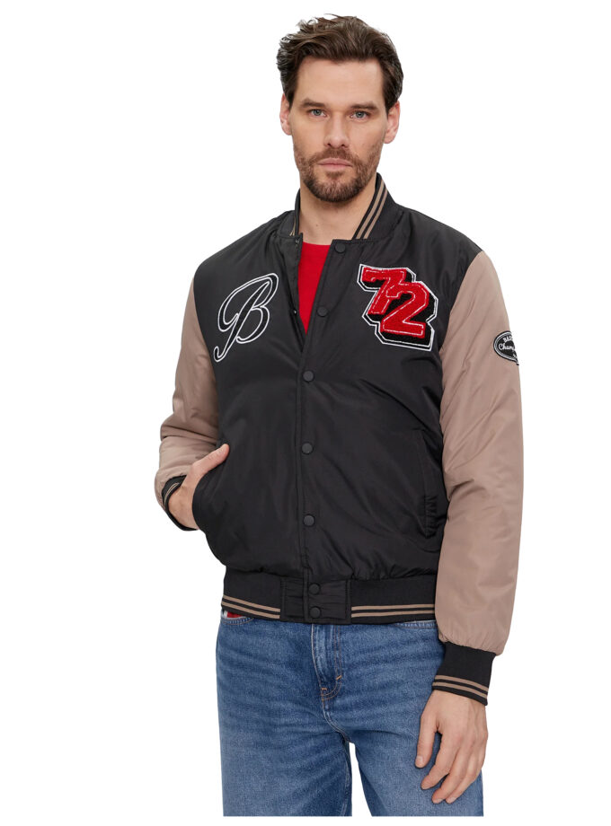 Brave Soul MJK-BRODY Bomber Jacket – Black