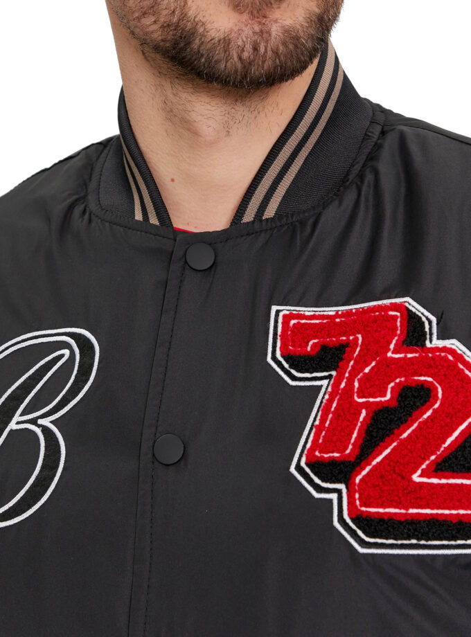 Brave Soul MJK-BRODY Bomber Jacket – Black