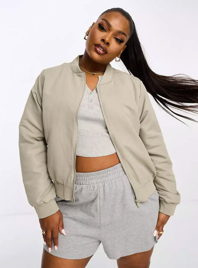Brave Soul Essential Bomber – Sandstone