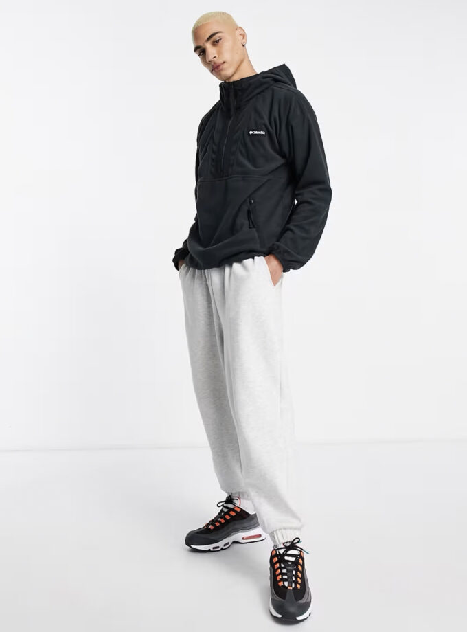 Columbia Backbowl Lite 1_2 zip fleece in black