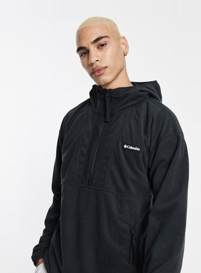 Columbia Backbowl Lite 1_2 zip fleece in black