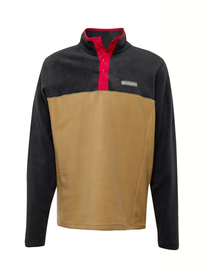 Columbia - Steens Mountain II - Fleece with snap-button half placket - Brown