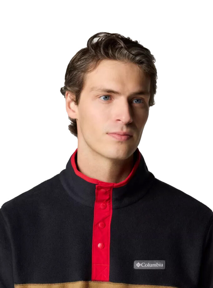 Columbia - Steens Mountain II - Fleece with snap-button half placket - Brown