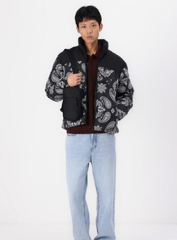Jack & Jones JJ MOON PUFFER – Winter Jacket – Black