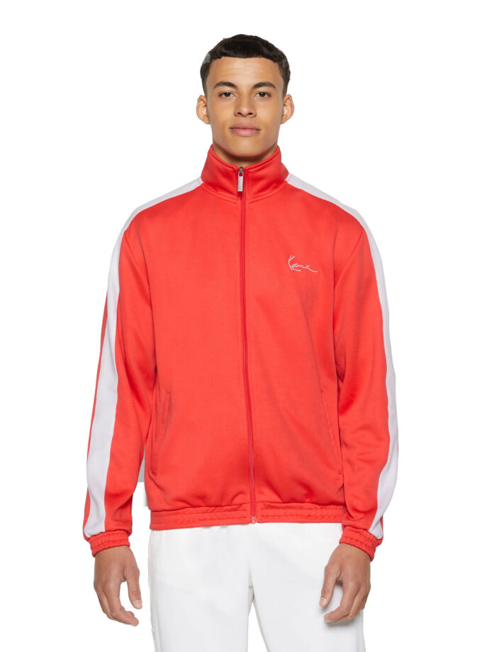 Karl Kani Chest Signature Track Jacket – Red