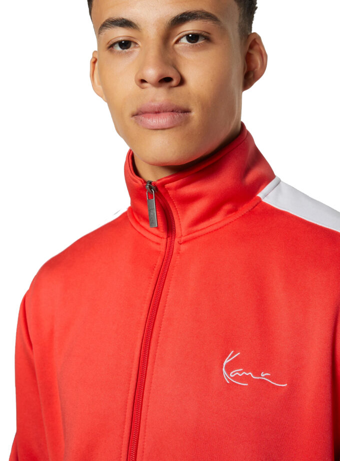 Karl Kani Chest Signature Track Jacket – Red