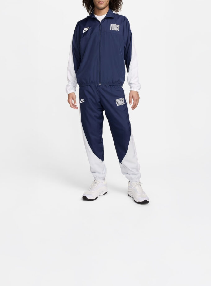 Nike Mens Starting 5 Woven Basketball - Jacket and bottoms - Navy White
