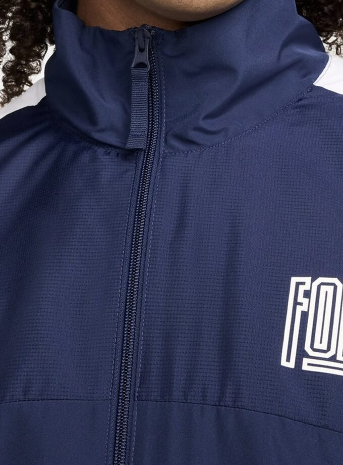 Nike Mens Starting 5 Woven Basketball - Jacket and bottoms - Navy White