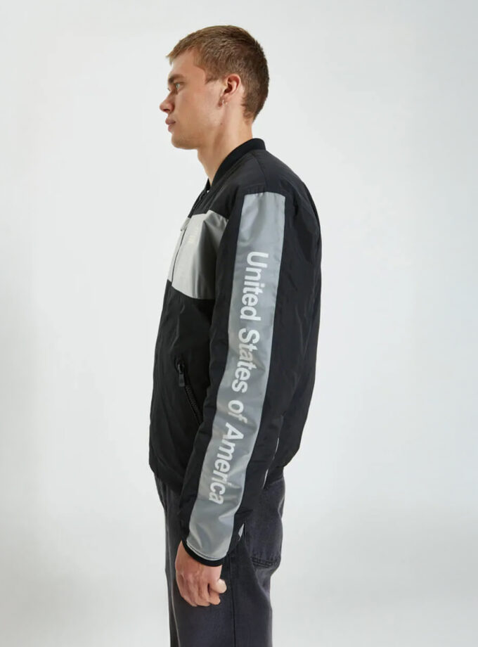 Original Pull&bear x Nasa Bomber Jacket in Black