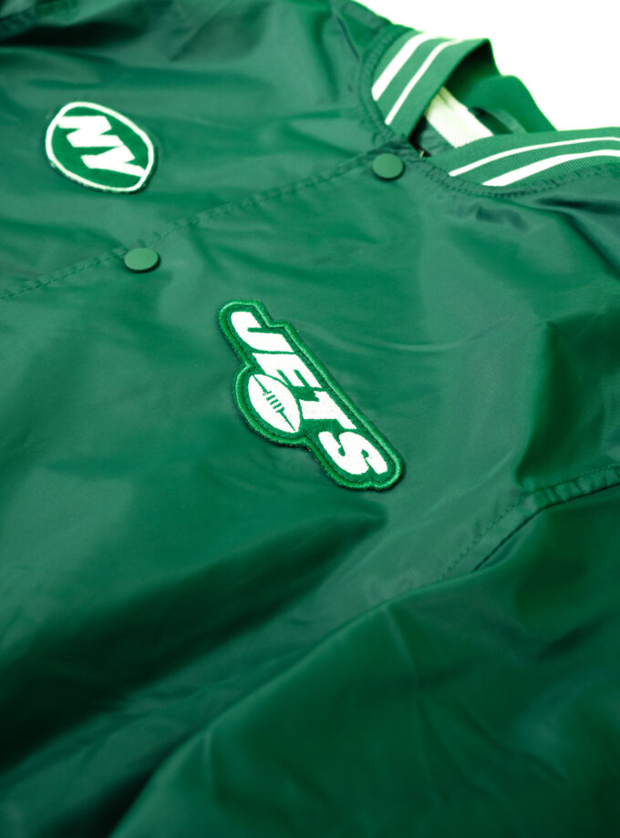 Pull & Bear - NFL New York Jets bomber jacket - Green