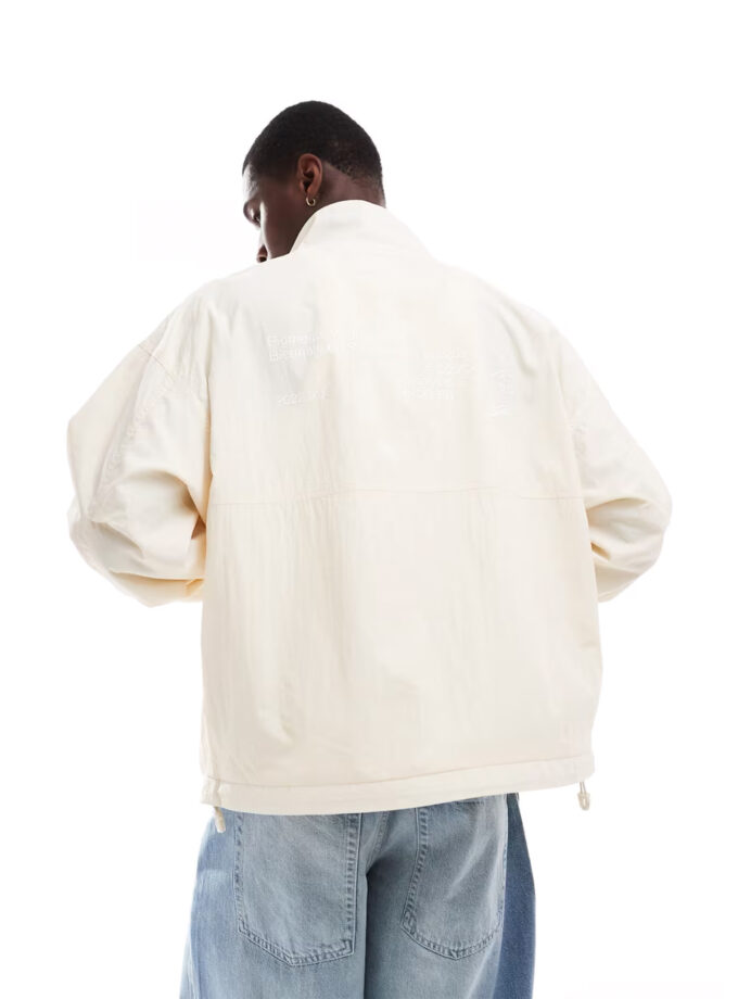 Pull&Bear Windbreaker Jacket – Ecru