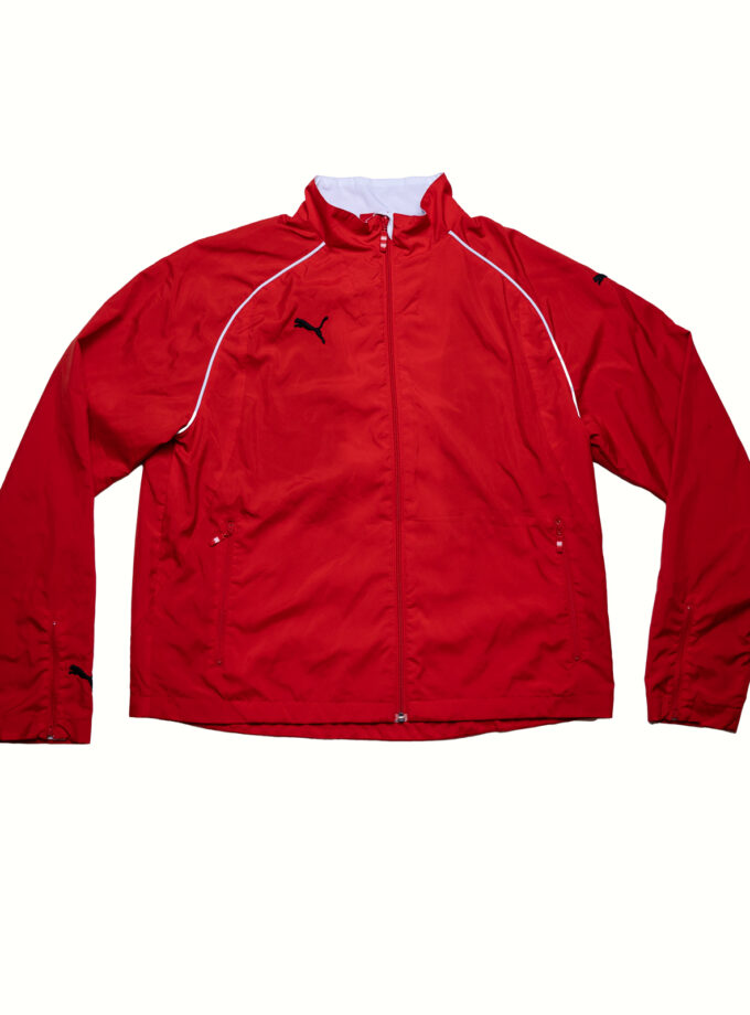 Puma v5.08 Full Zip Track Training Jacket - Red/White