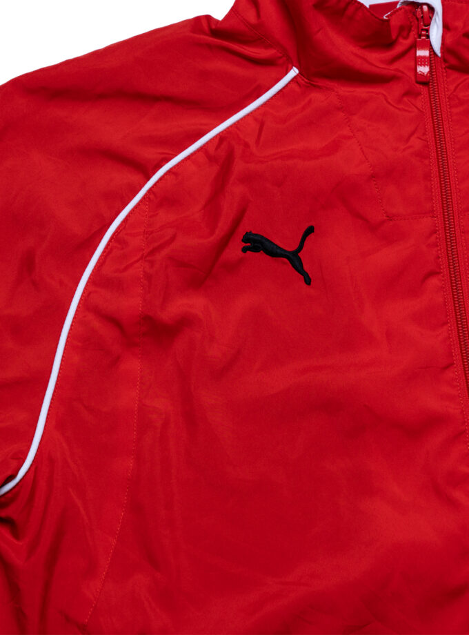 Puma v5.08 Full Zip Track Training Jacket - Red/White
