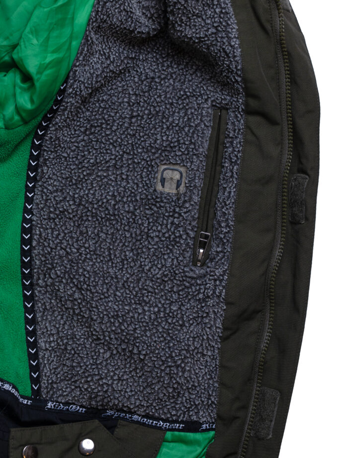 SPEX'S Classic Hooded Utility Jacket – Olive Green