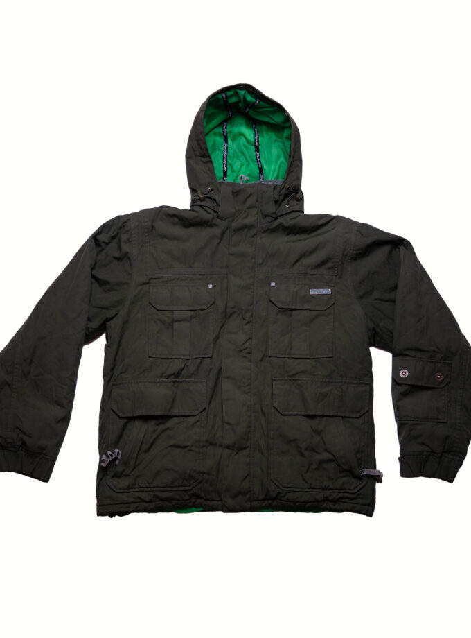 SPEX'S Classic Hooded Utility Jacket – Olive Green
