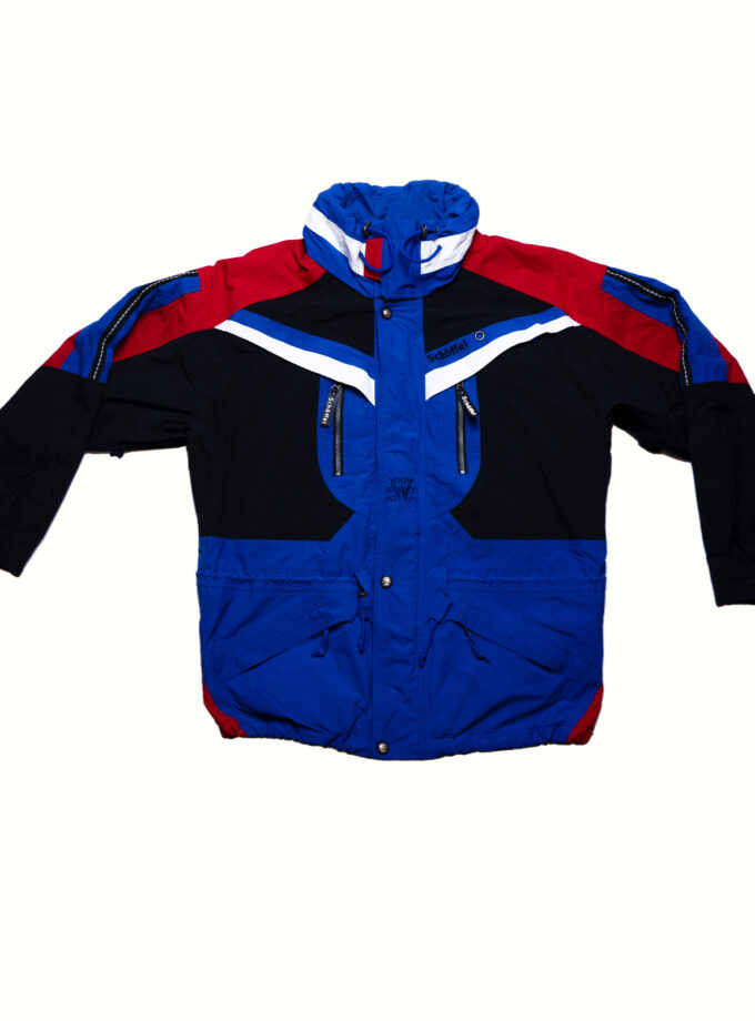 Schoffel Gore Tex Mens Blue Red Rain Snow Jacket - pilme