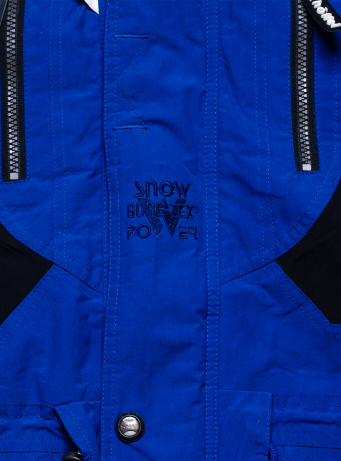 Schoffel Gore Tex Mens Blue Red Rain Snow Jacket - pilme