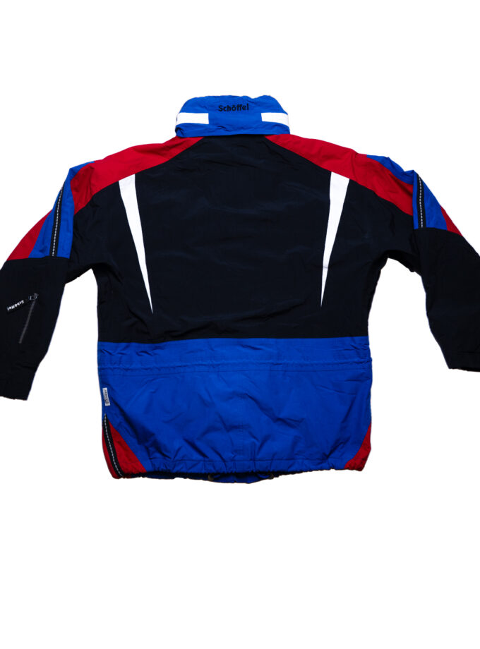 Schoffel Gore Tex Mens Blue Red Rain Snow Jacket - pilme