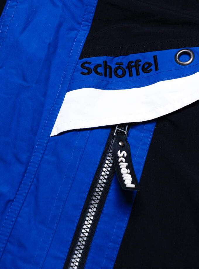 Schoffel Gore Tex Mens Blue Red Rain Snow Jacket - pilme