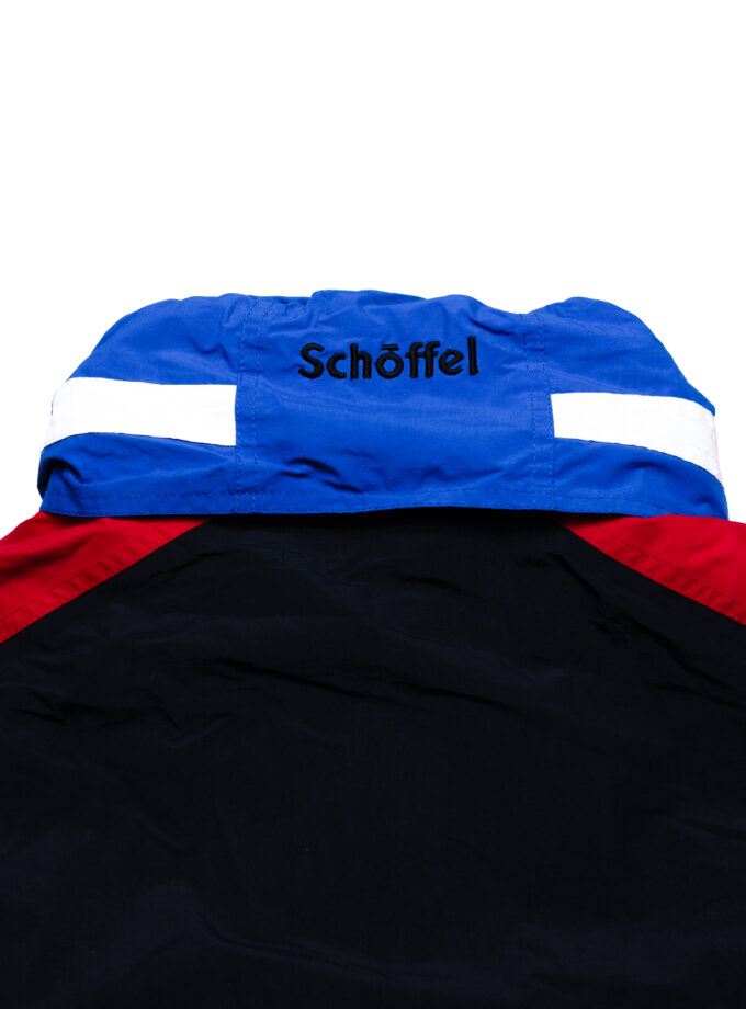 Schoffel Gore Tex Mens Blue Red Rain Snow Jacket - pilme