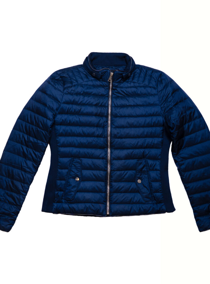 Zara Woman Lightweight Down Jacket – Dark Blue