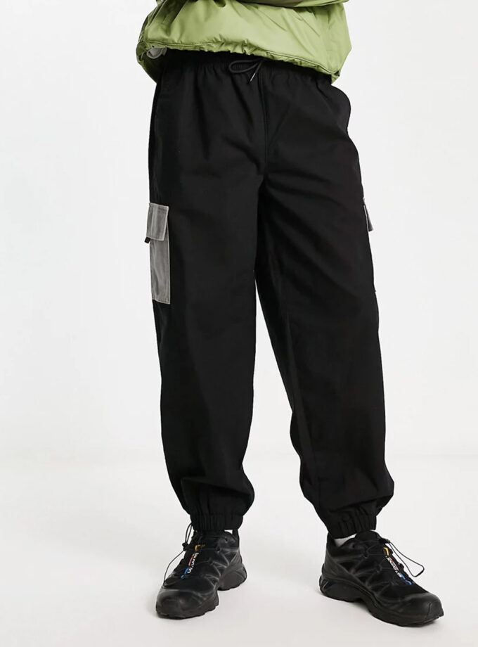ASOS Relaxed Fit Two-Tone Cargo Pants