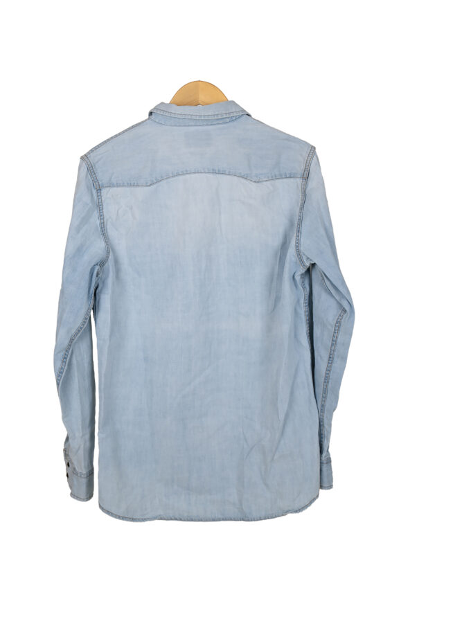 ZARA Man Light Wash Denim Shirt
