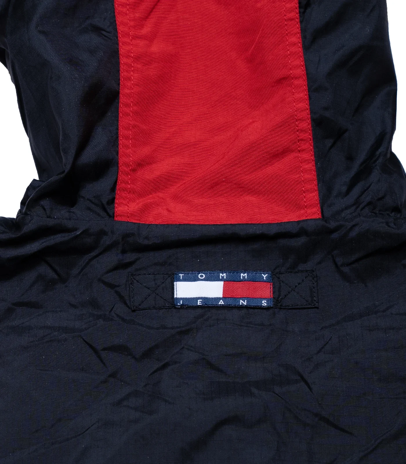 Tommy Jeans – 90s Anorak Windbreaker Navy & Red - Image 5
