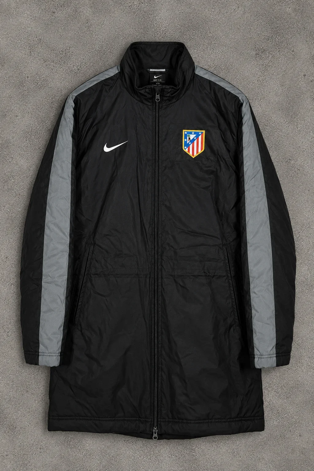Nike Atlético Madrid black grey football jacket size M