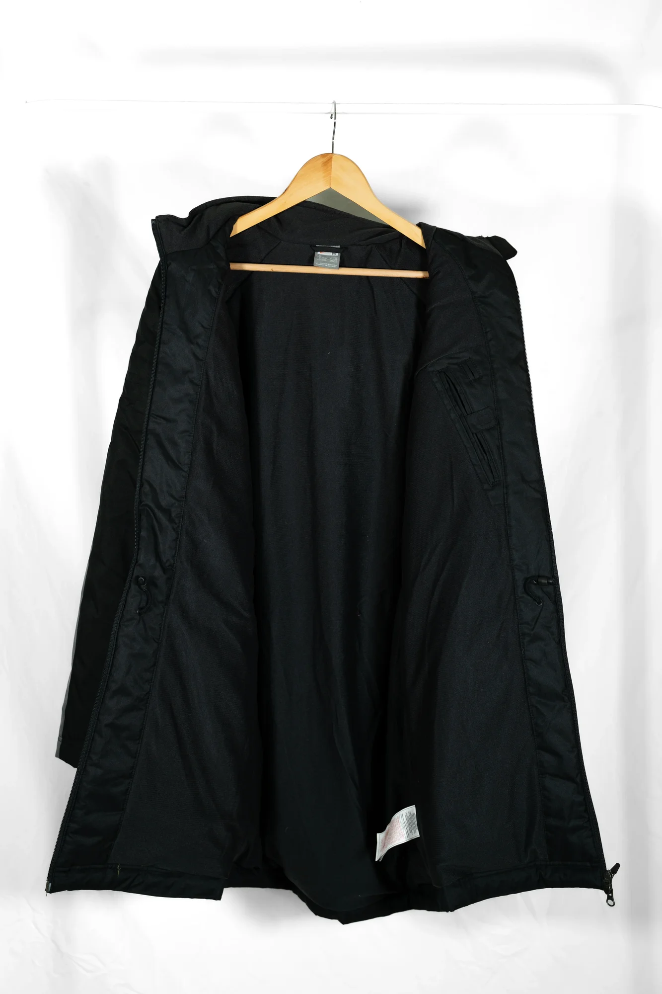 Nike Atlético Madrid – Longline Football Jacket Black/Grey - Image 5