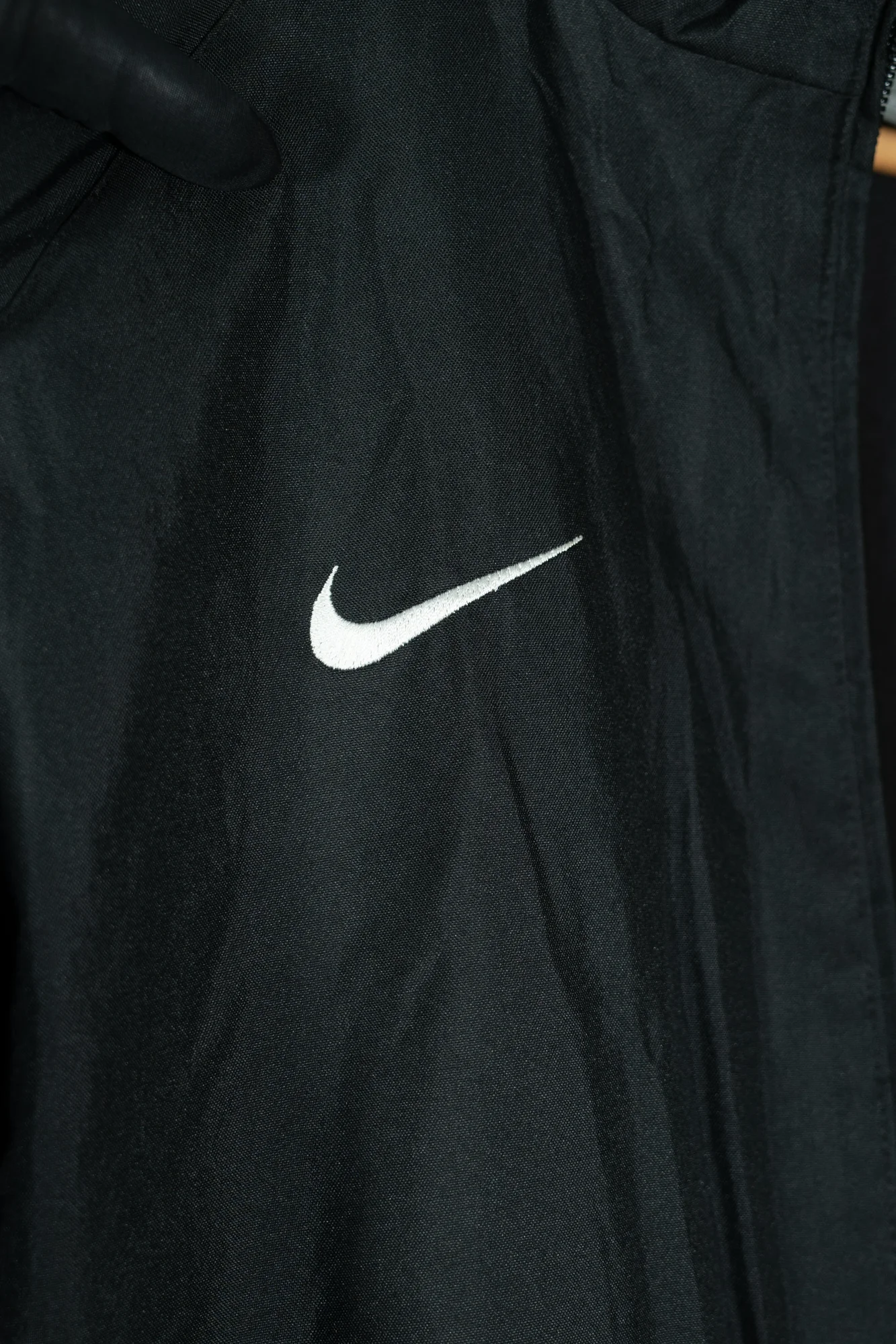 Nike Atlético Madrid – Longline Football Jacket Black/Grey - Image 3