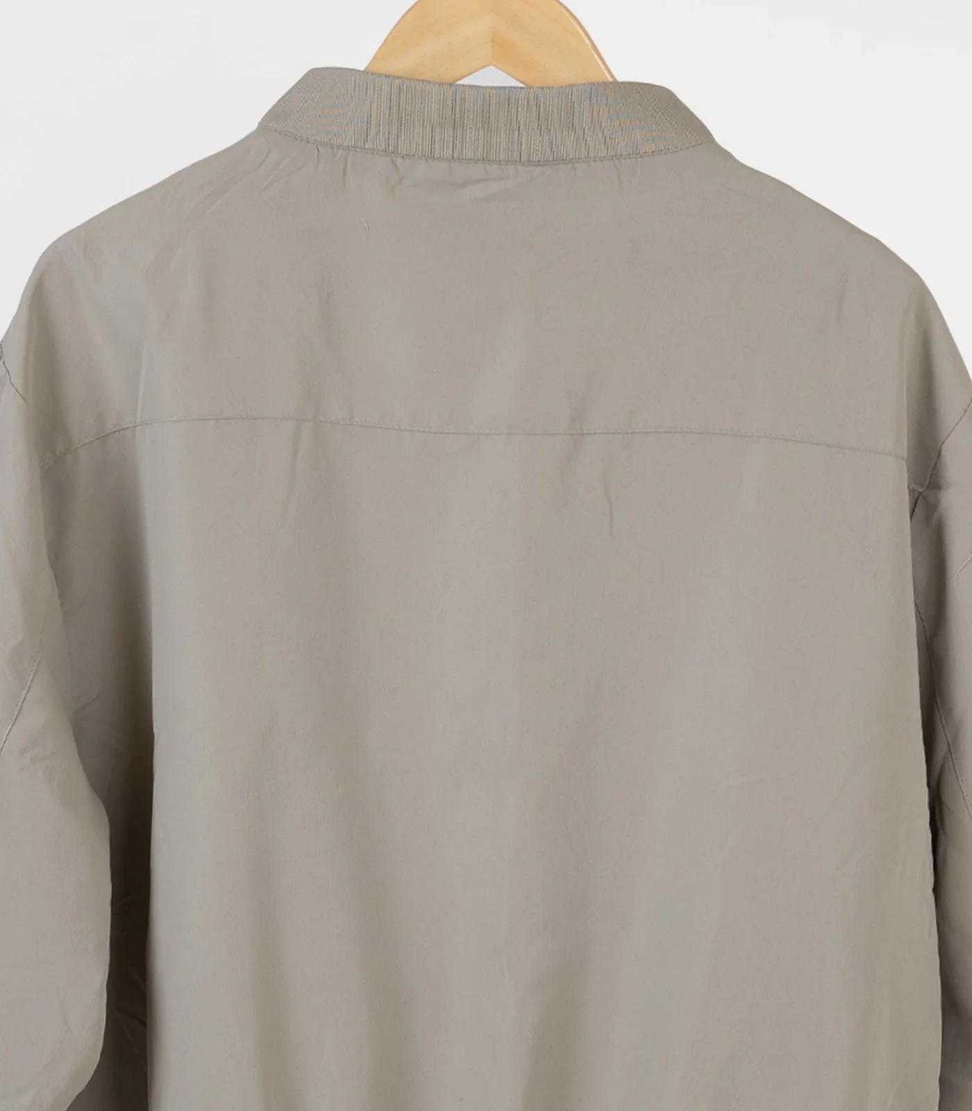 Brave Soul – Beige Lightweight Bomber Jacket - Image 5