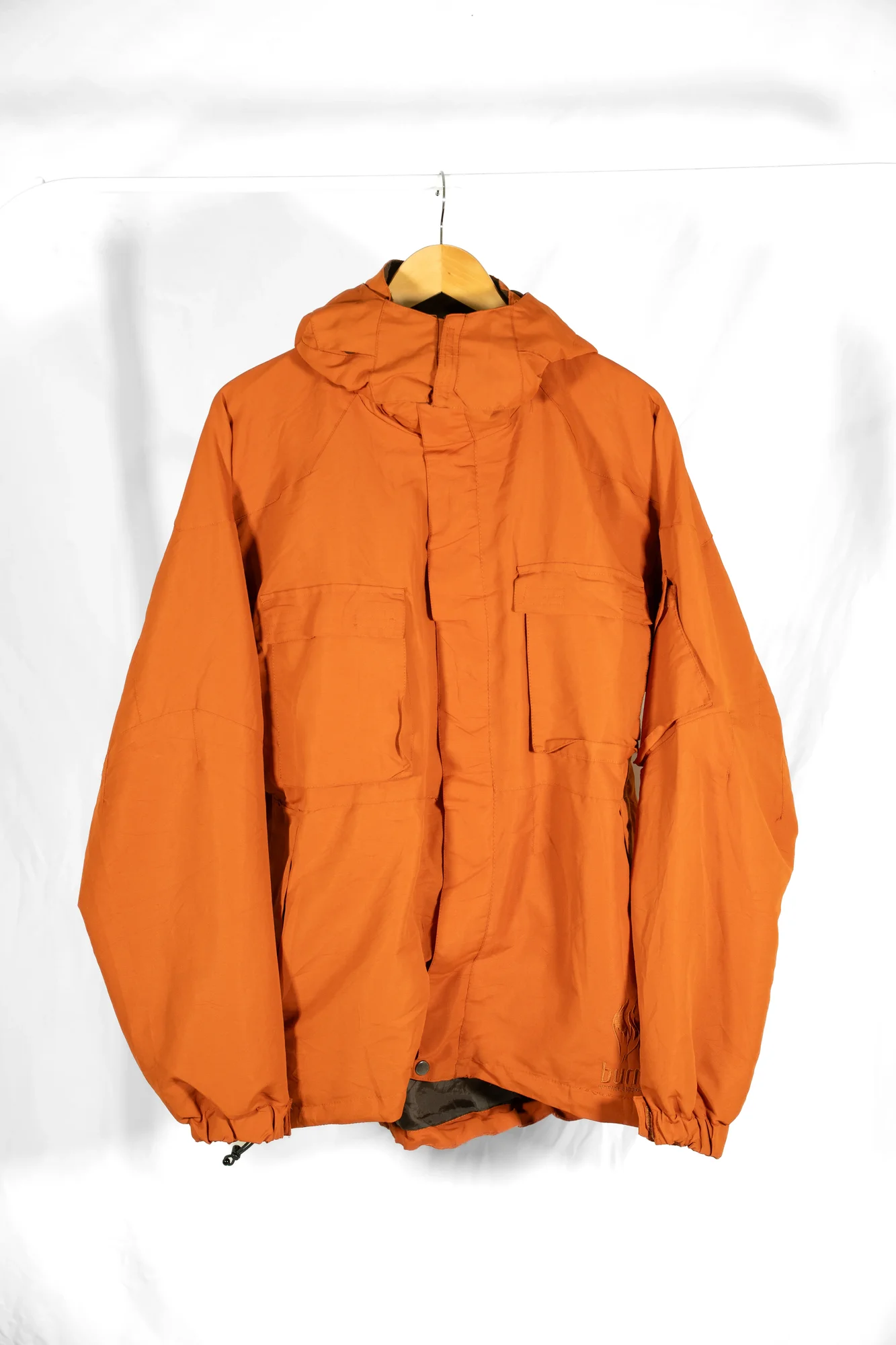 Burn Intense Energy – Orange Hooded Utility Jacket - Image 10