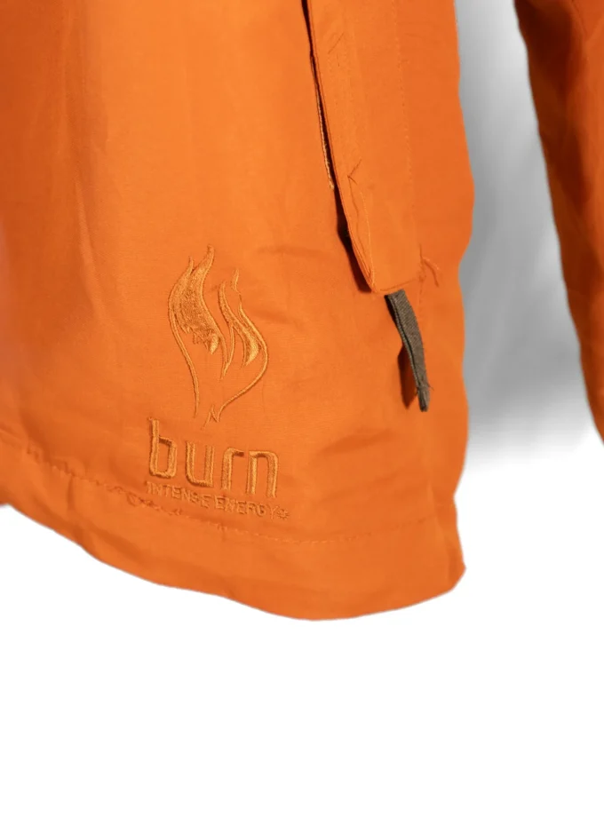 Burn Intense Energy – Orange Hooded Utility Jacket