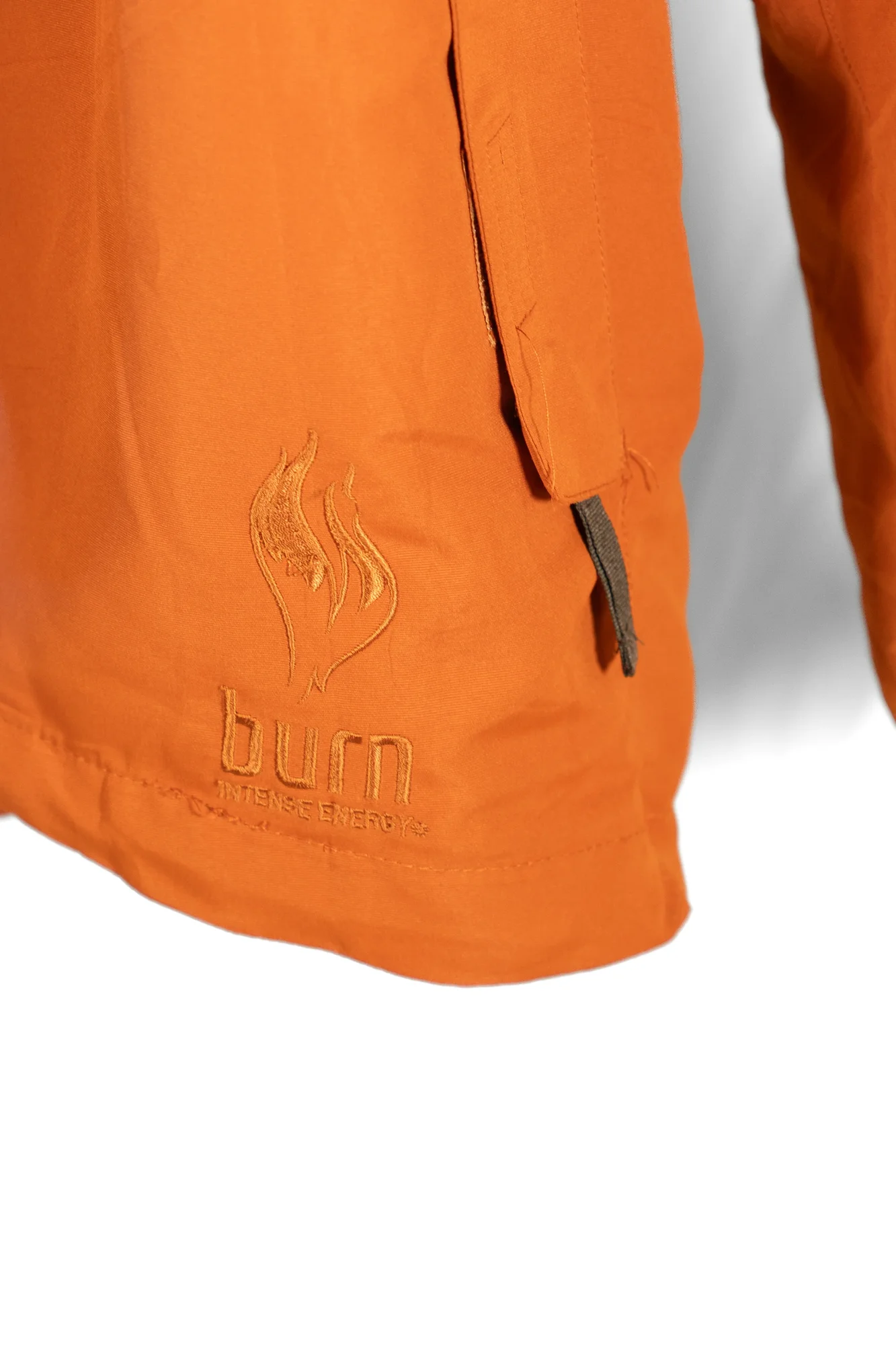 Burn Intense Energy – Orange Hooded Utility Jacket - Image 9