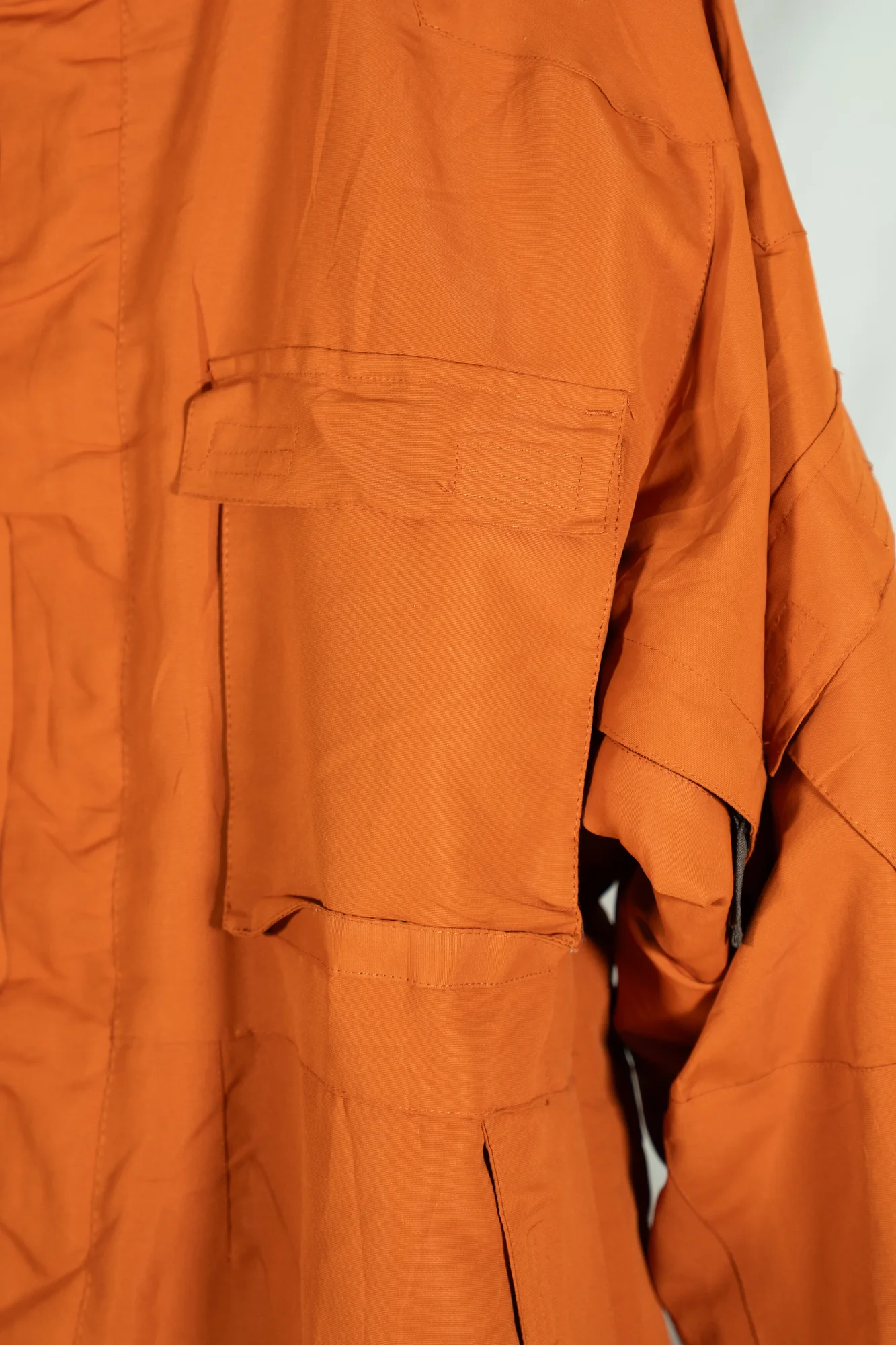 Burn Intense Energy – Orange Hooded Utility Jacket - Image 8