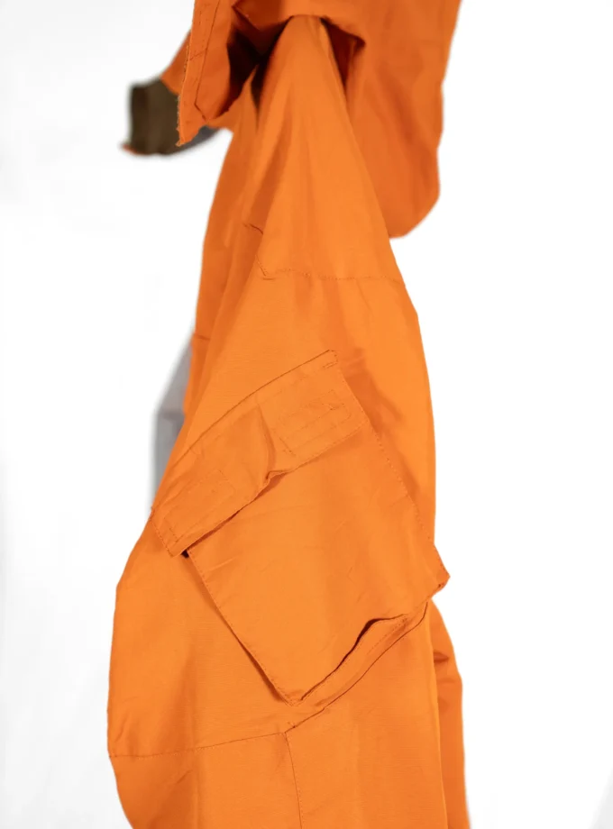 Burn Intense Energy – Orange Hooded Utility Jacket