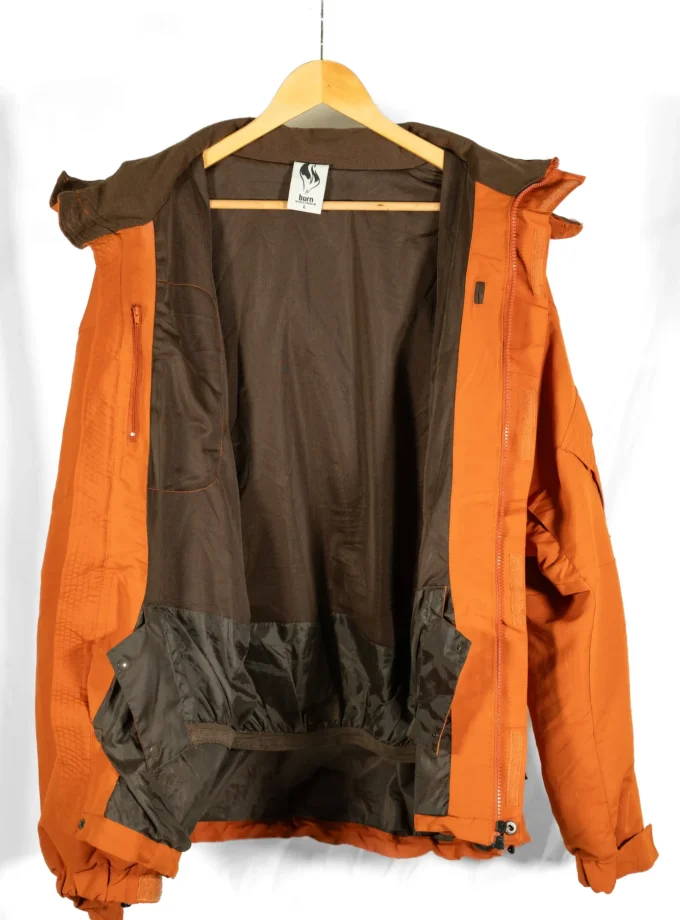 Burn Intense Energy – Orange Hooded Utility Jacket