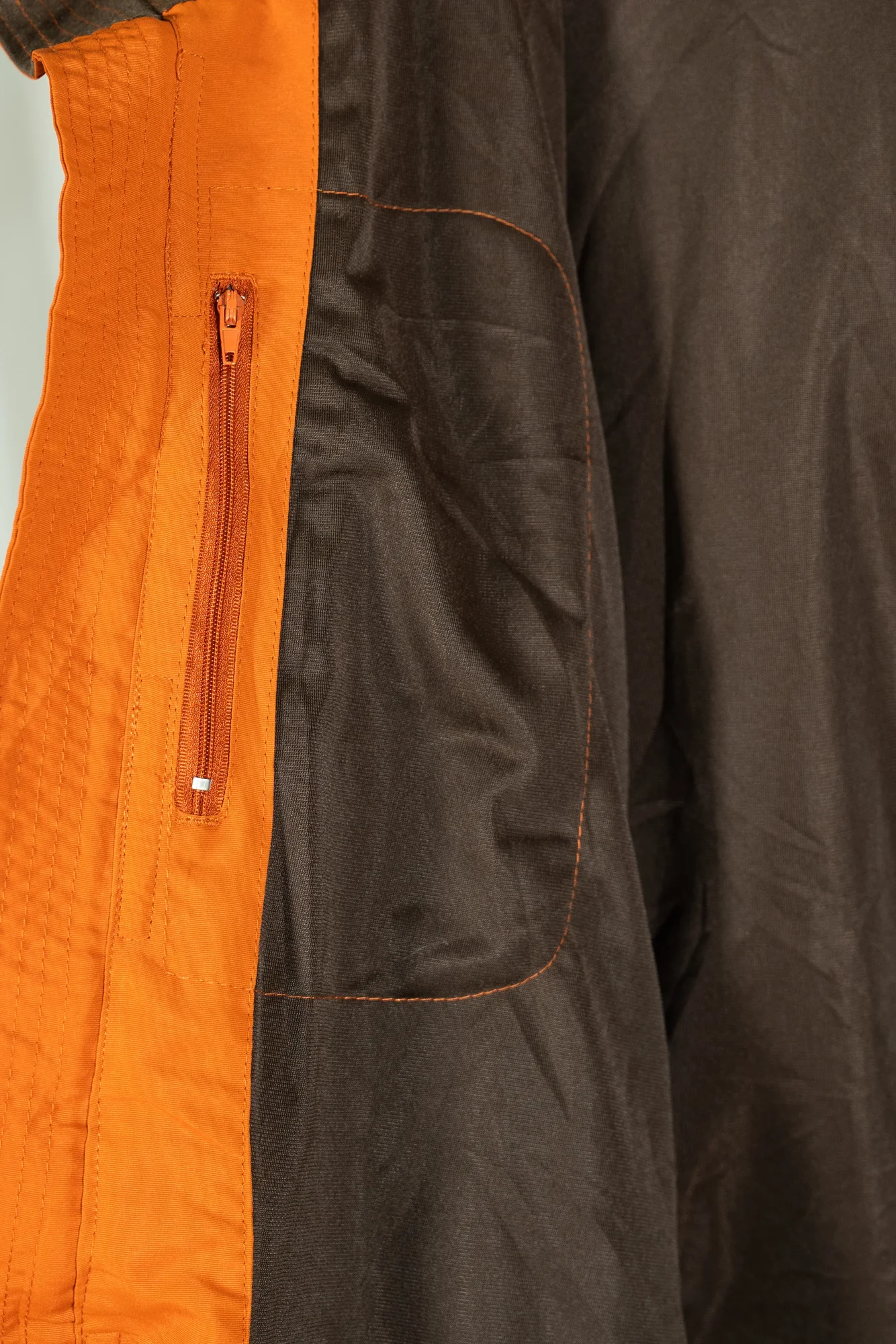 Burn Intense Energy – Orange Hooded Utility Jacket - Image 5
