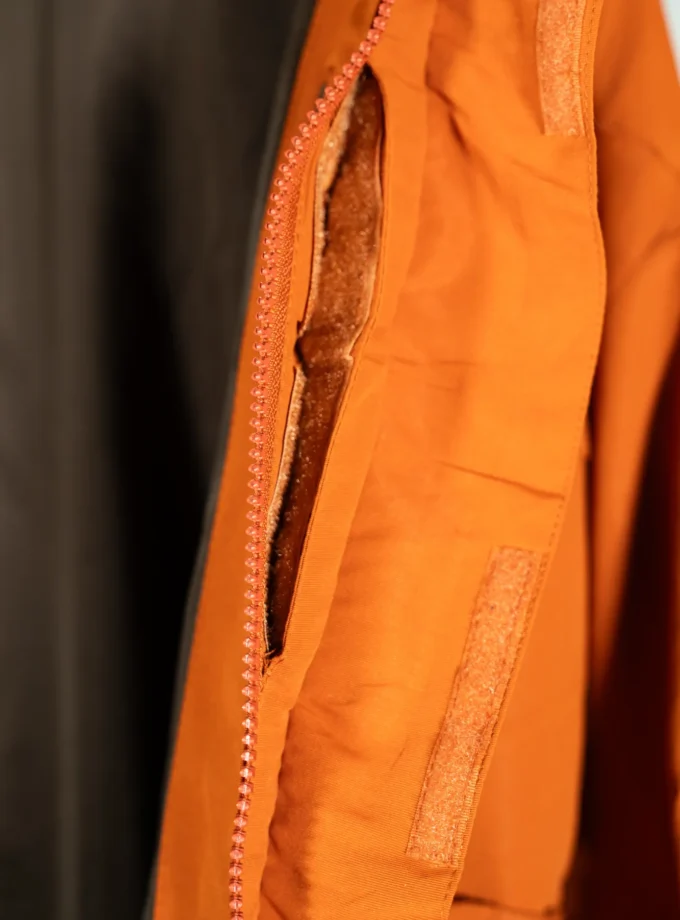 Burn Intense Energy – Orange Hooded Utility Jacket