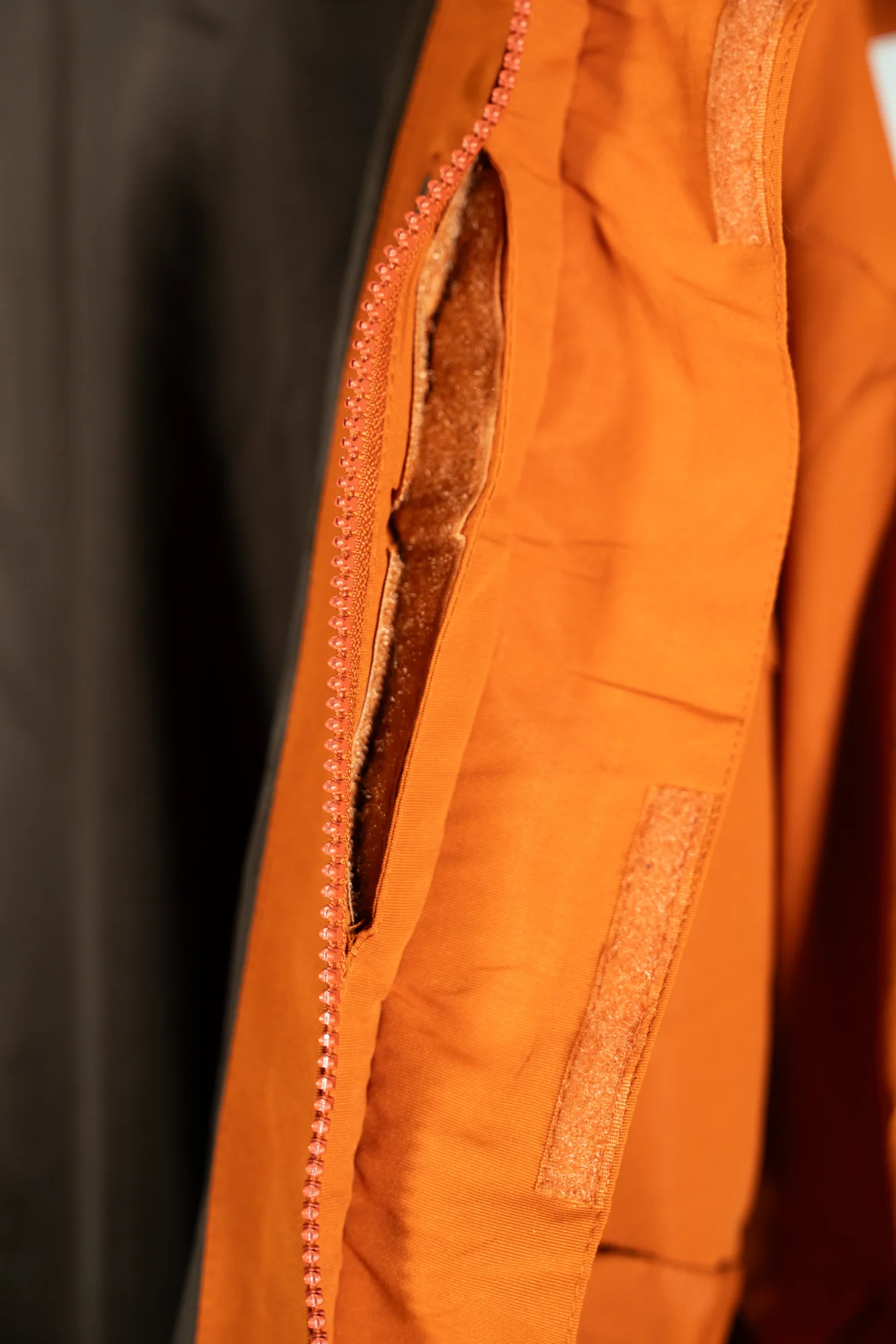 Burn Intense Energy – Orange Hooded Utility Jacket - Image 4