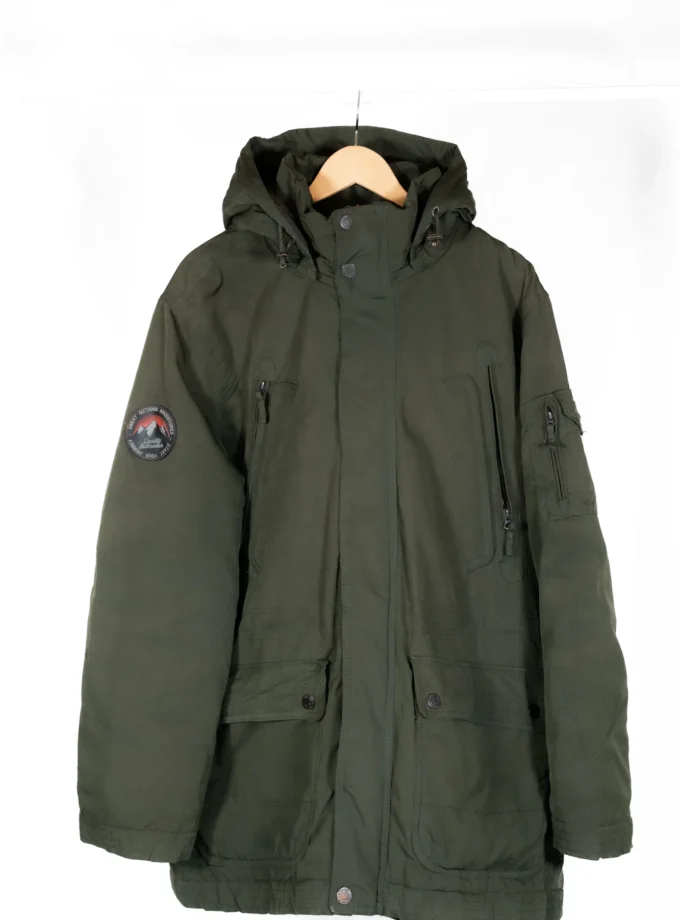 C&A – Outdoor Adventures Olive Green Hooded Jacket