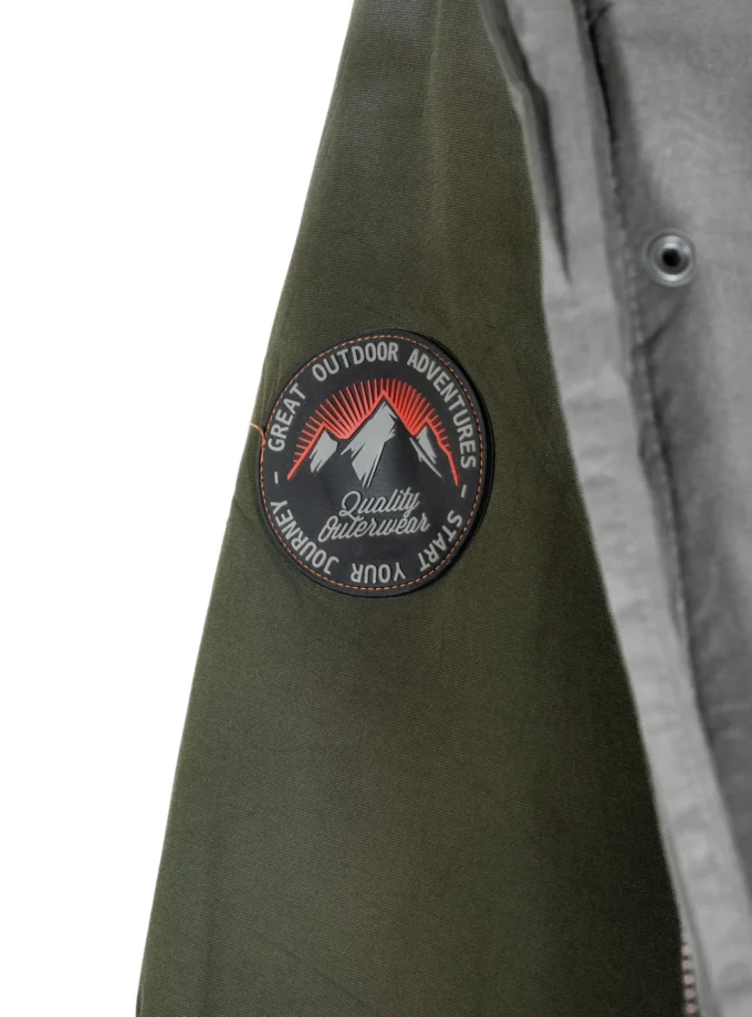 C&A – Outdoor Adventures Olive Green Hooded Jacket