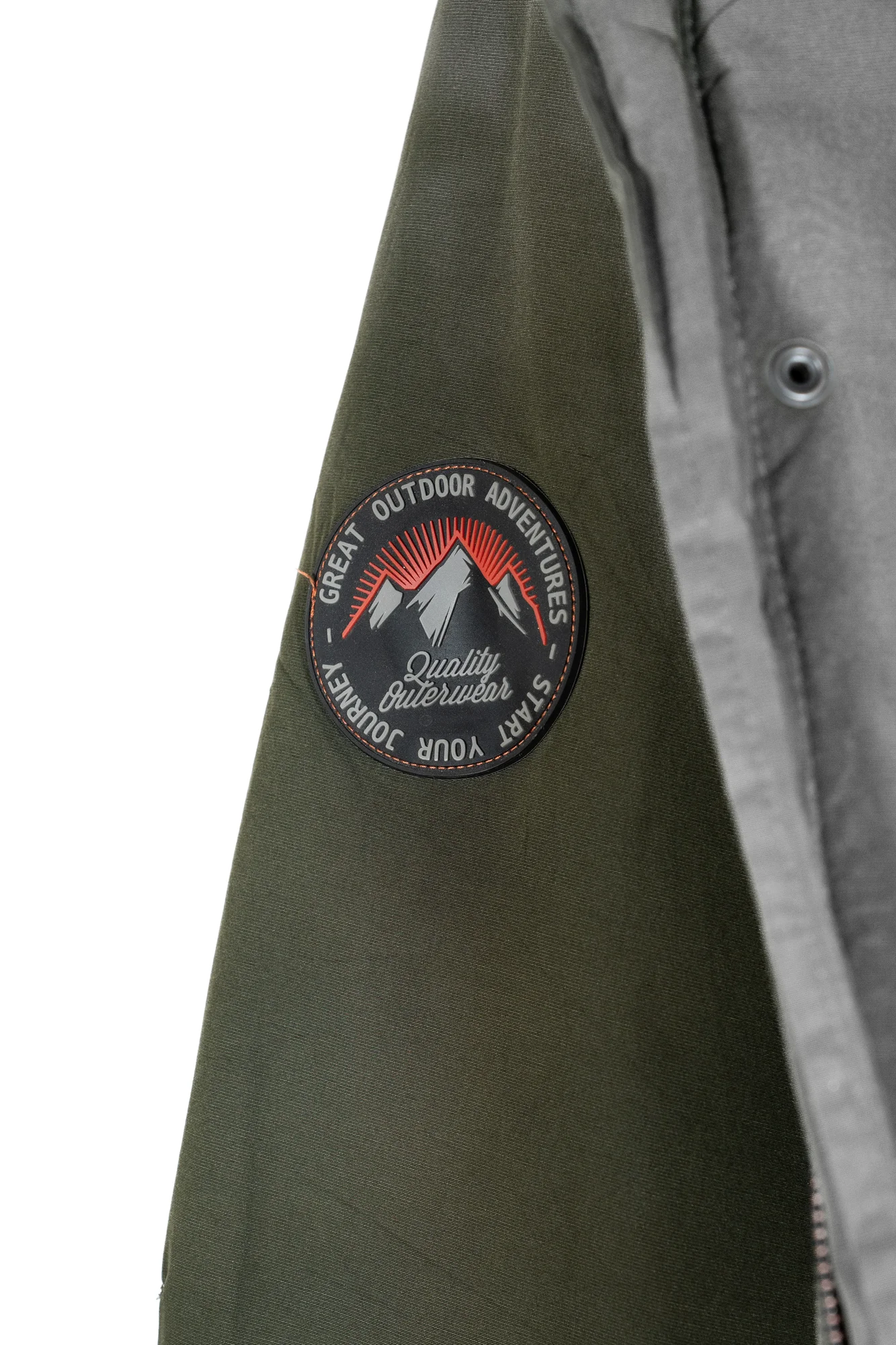 C&A – Outdoor Adventures Olive Green Hooded Jacket - Image 4