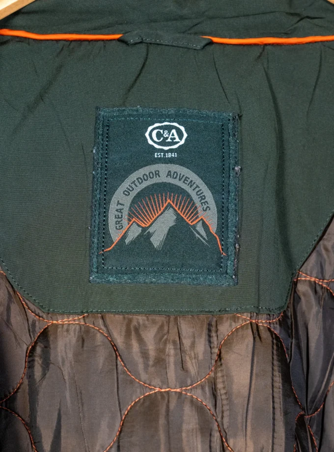 C&A – Outdoor Adventures Olive Green Hooded Jacket