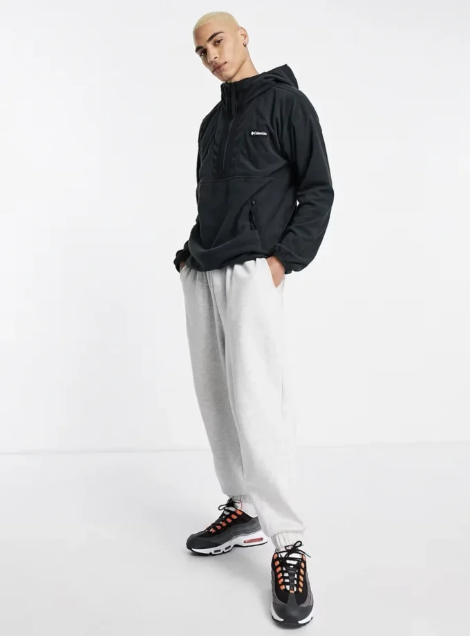 Columbia Backbowl Lite 1_2 zip fleece in black