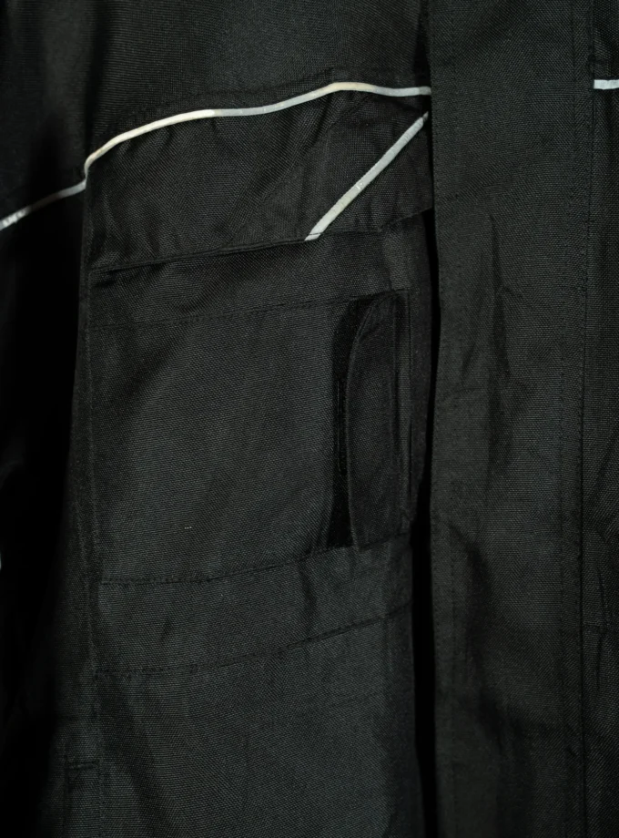 Dickies – Black Utility Work Jacket with Reflective Details