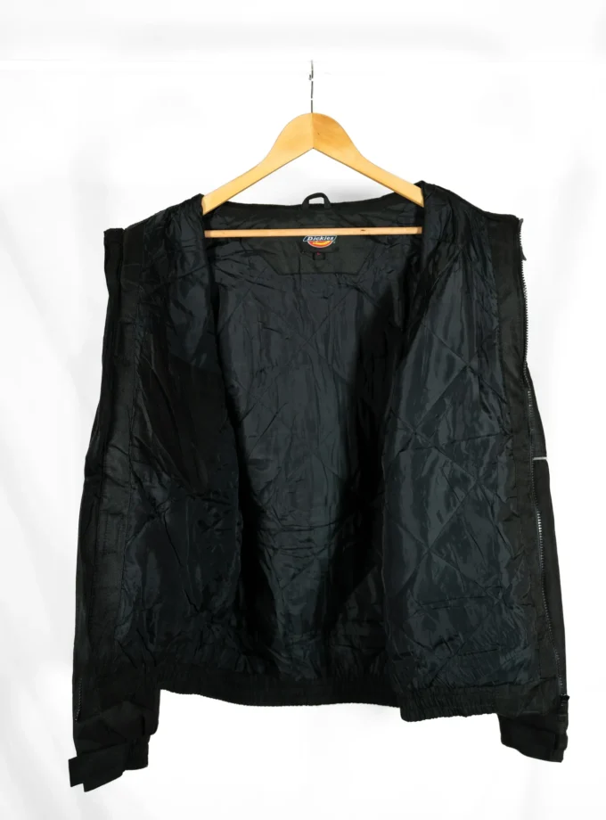 Dickies – Black Utility Work Jacket with Reflective Details